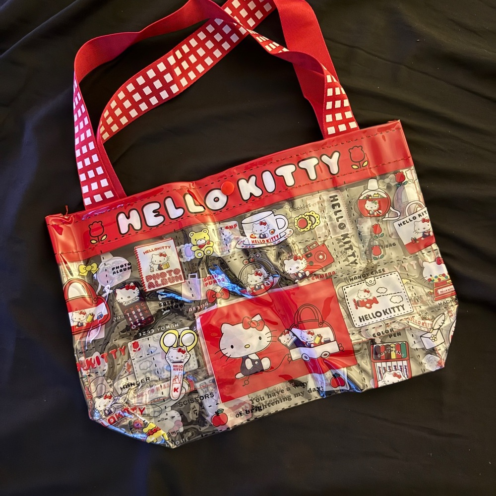 Hello Kitty Red and White Shoulder Bag